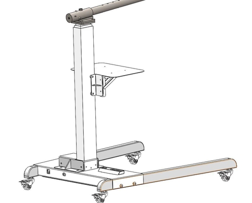 80cm to 220cm Height Adjustable Beauty Led Light E-lift stand 4-1 Red Light Physio Therapy Lamp Electric Stands with Controller supplier